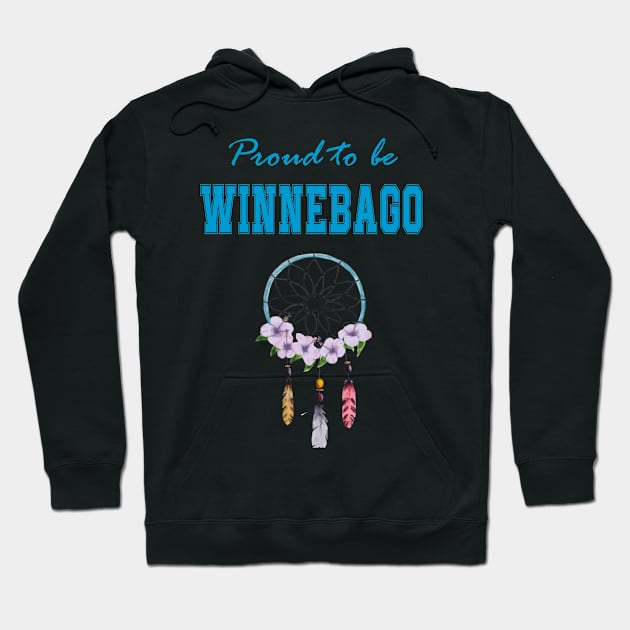 Native American Winnebago Dreamcatcher 30 Hoodie by Barbara Jane Thomas